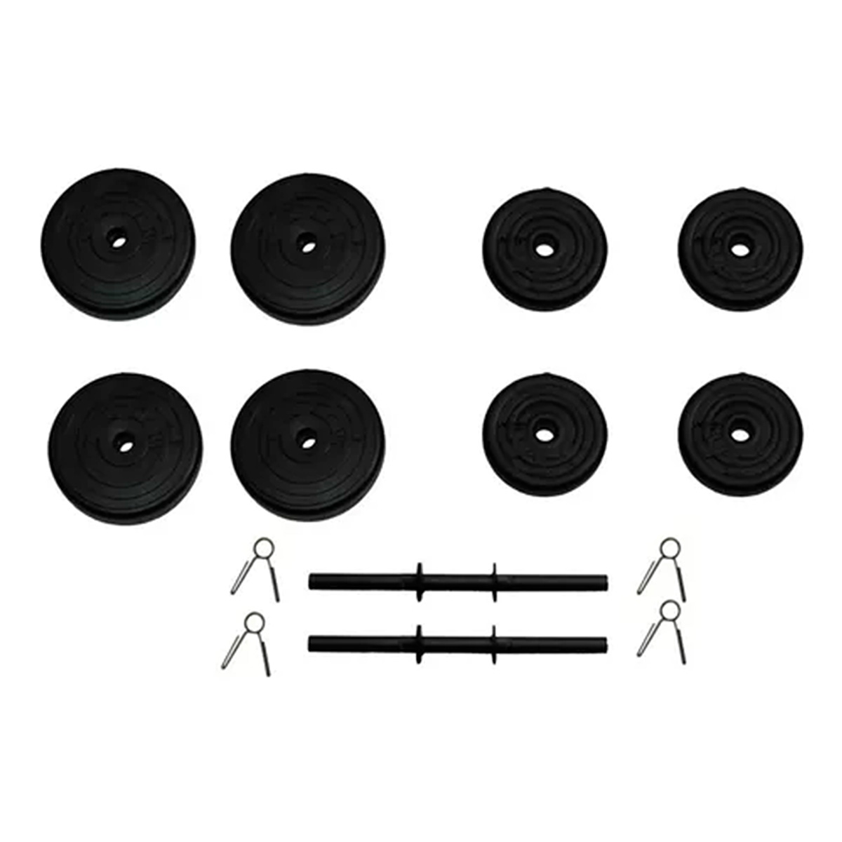 Set De Mancuernas Ajustables De 60 lb Discos Intercambiables