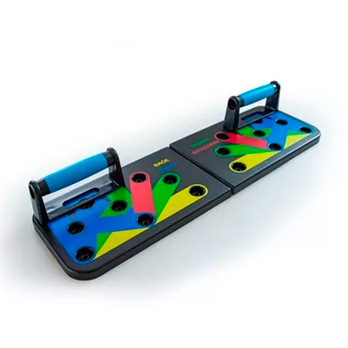 Tablero para hacer lagartijas diferentes posiciones.