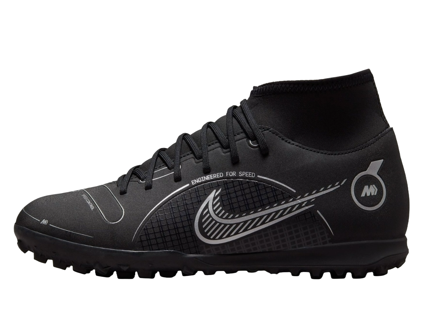 Zapato Nike Mercurial Superfly 8 Club Silver Futbol TF Hombre 