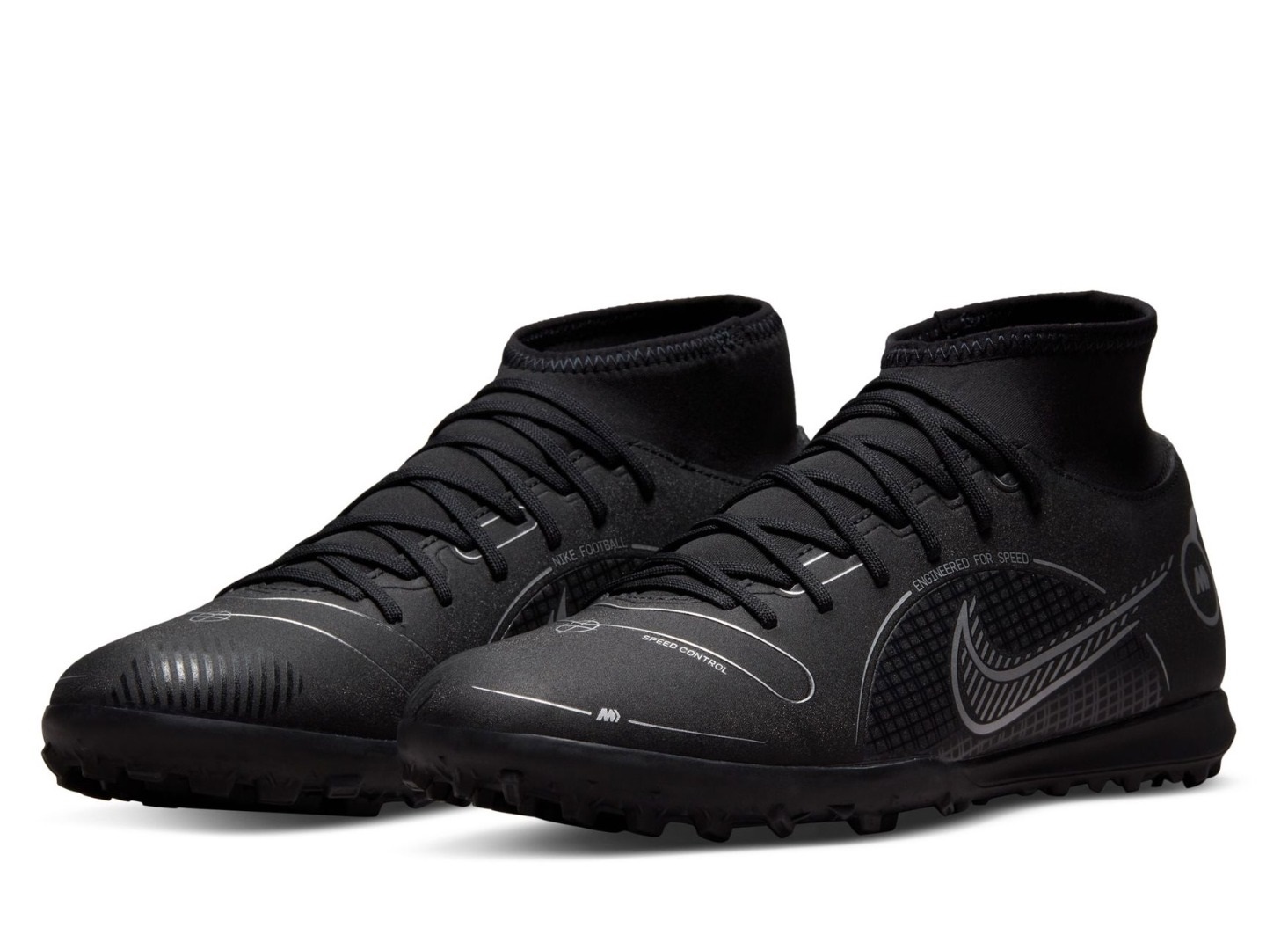 Zapato Nike Mercurial Superfly 8 Club Silver Futbol TF Hombre 