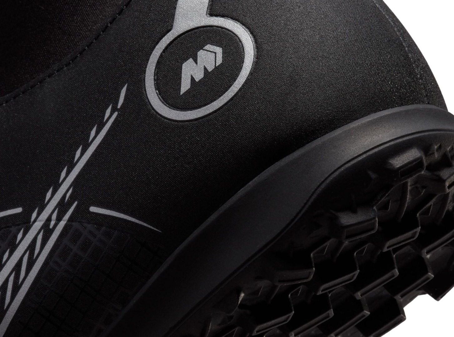 Zapato Nike Mercurial Superfly 8 Club Silver Futbol TF Hombre 