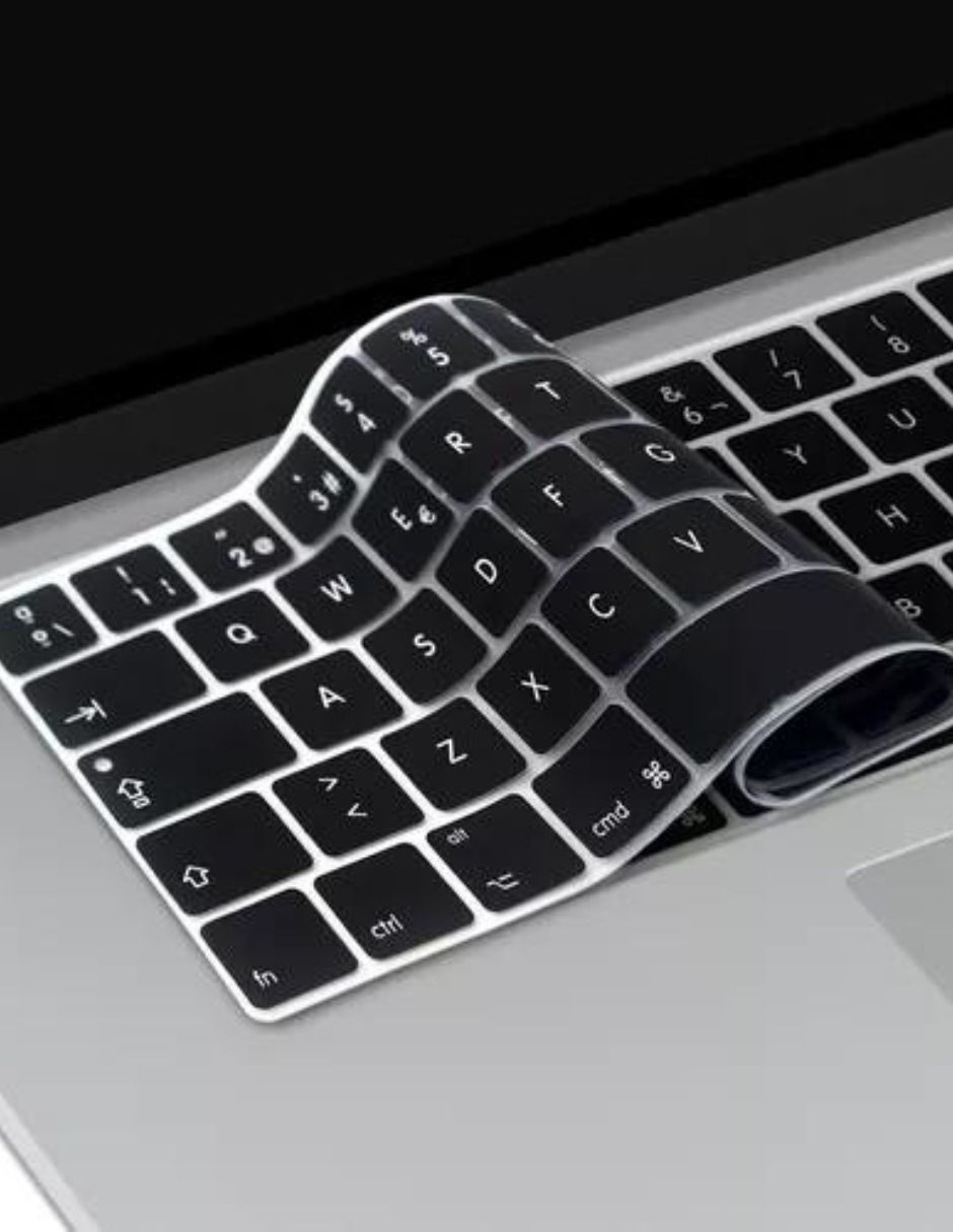 Funda protectora de silicona para teclado compatible con MacBook Pro de 13 pulgadas