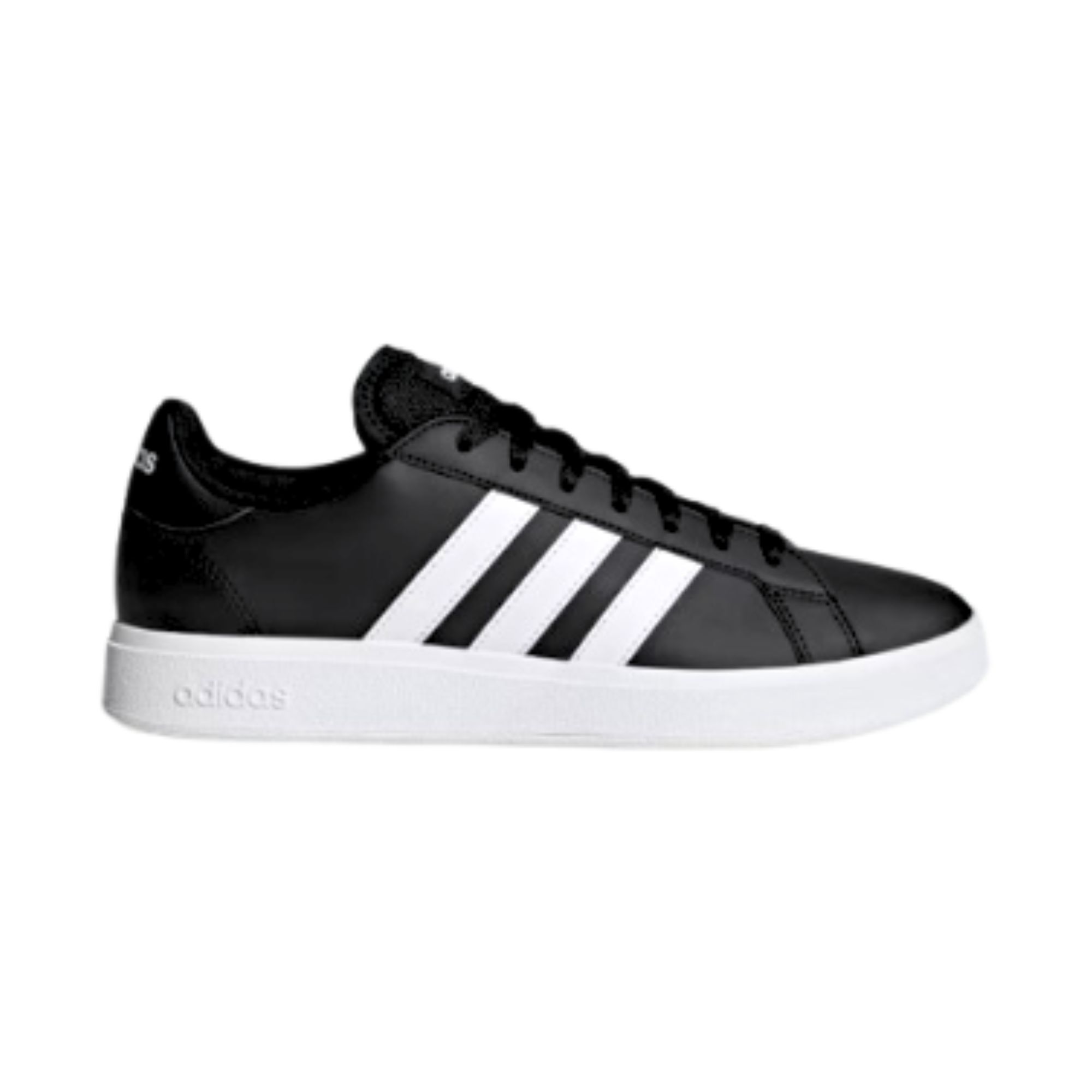 Tenis Adidas Grand Court Base 2.0 Lifestyle Negro con Blanco Hombre Originales GW9251