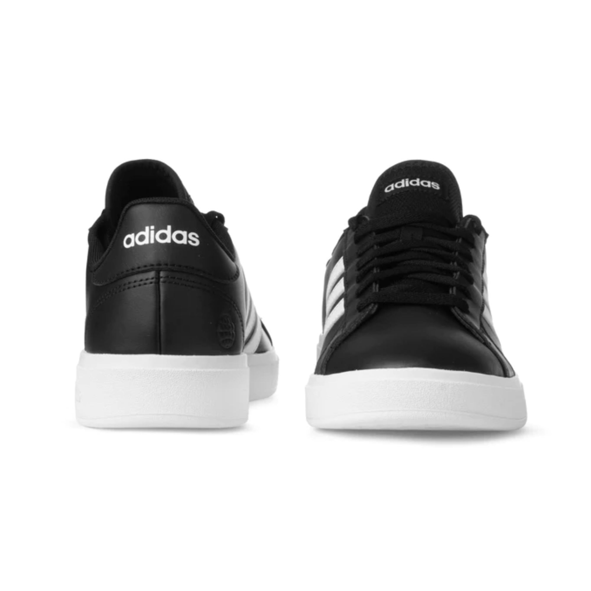 Tenis Adidas Grand Court Base 2.0 Lifestyle Negro con Blanco Hombre Originales GW9251