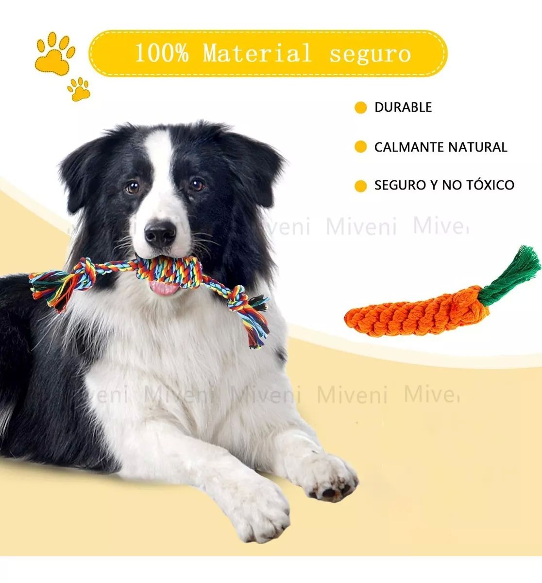 Juguetes De Morder De Cuerda Para Perros Y Cachorros 10 Pzs.