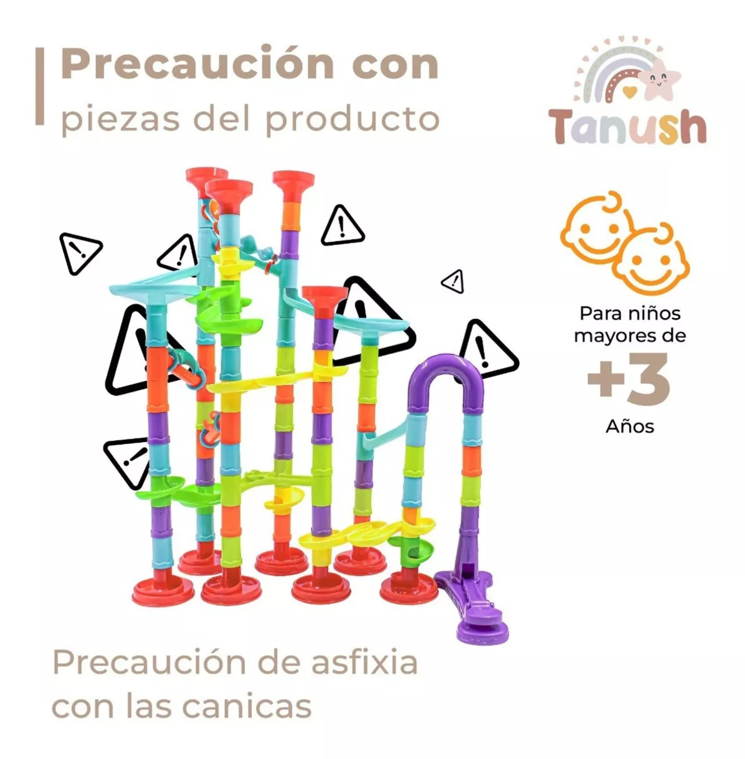 Circuito De Canicas Bloques De Construcción Pista De Canicas Cantidad De Piezas 113