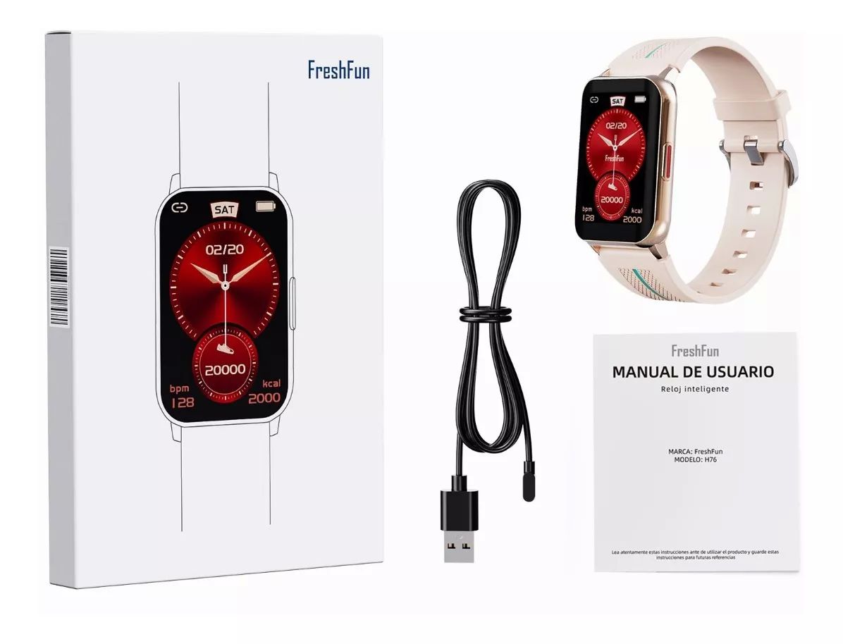 Freshfun H76 Reloj Inteligente 1.57 Smartwatch Deportivo
