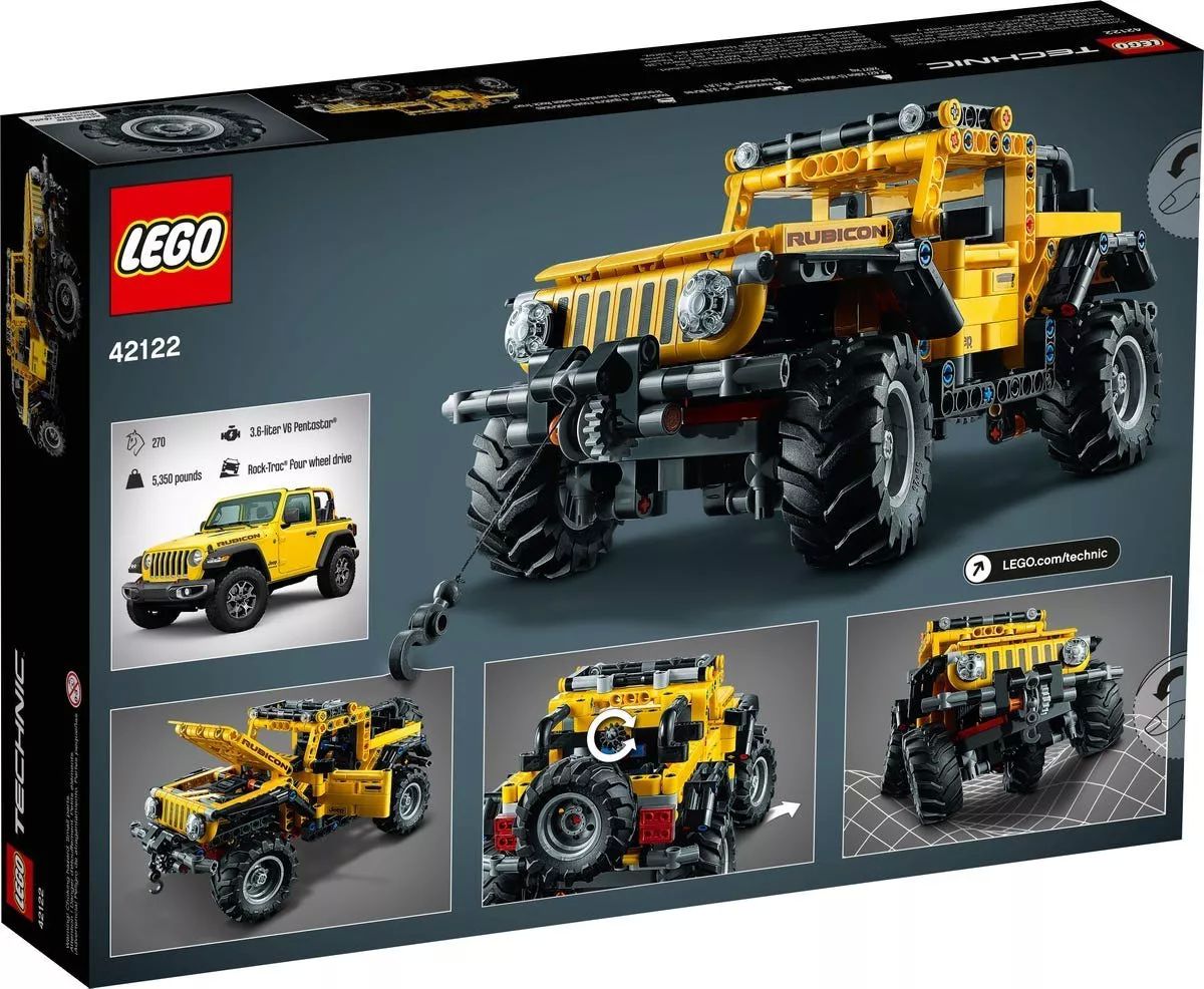 Kit De Construcción Lego Technic Jeep Wrangler 42122 3+ Cantidad de piezas 665