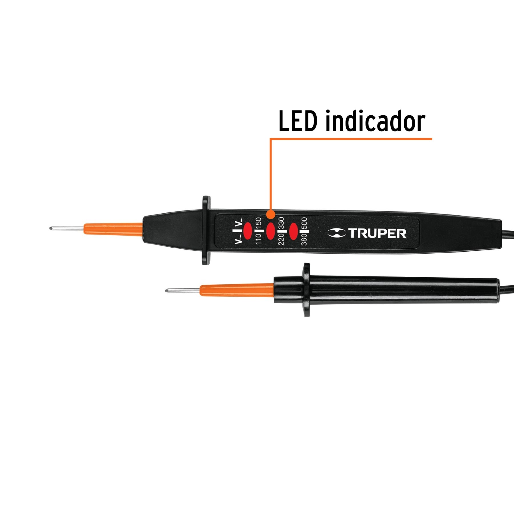 PROBADOR DE TENSIÓN C.A. / C.C., TRUPER 18334