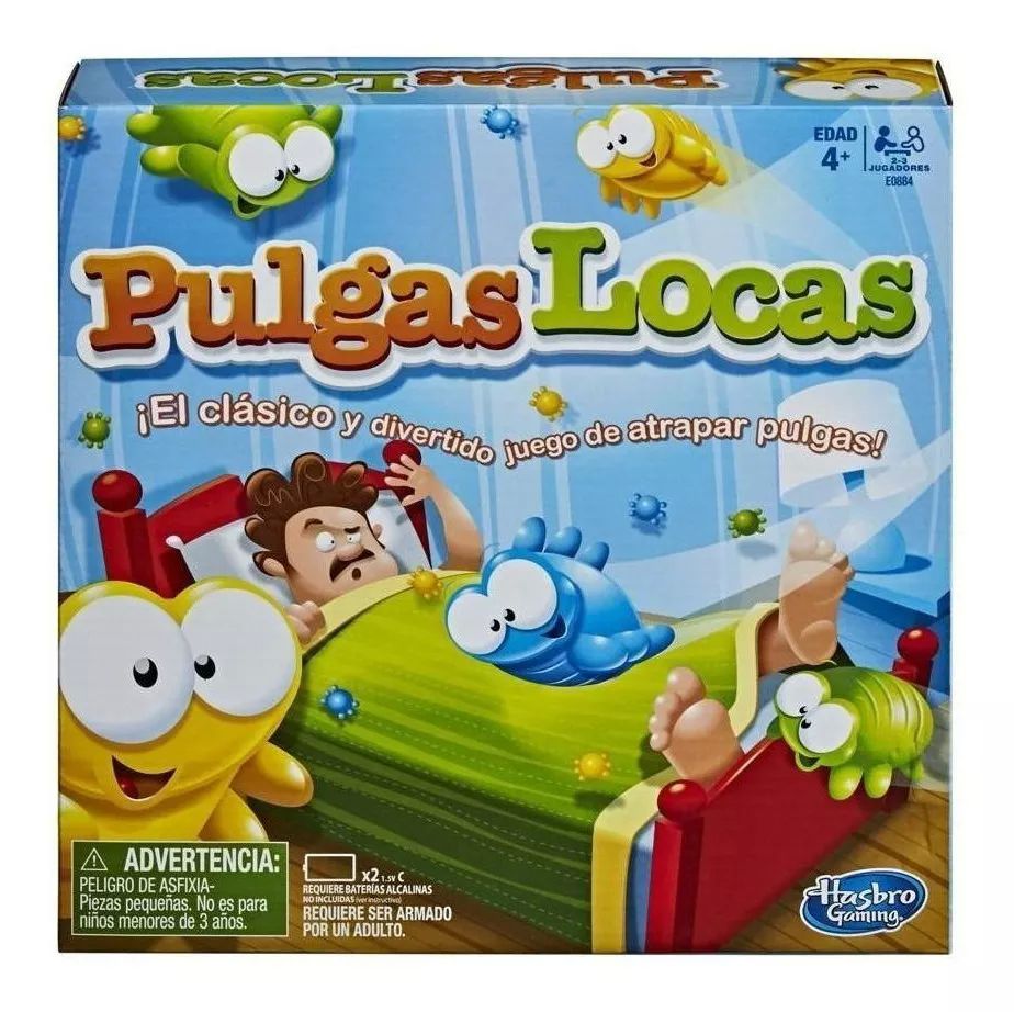 Juego De Mesa Hasbro Gaming Pulgas Locas +4 Años