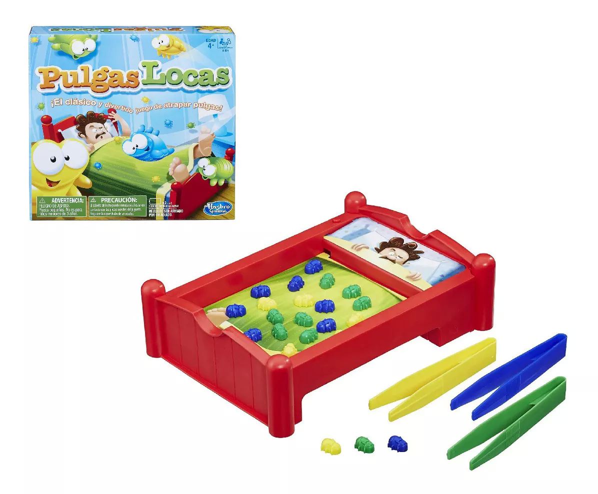 Juego De Mesa Hasbro Gaming Pulgas Locas +4 Años