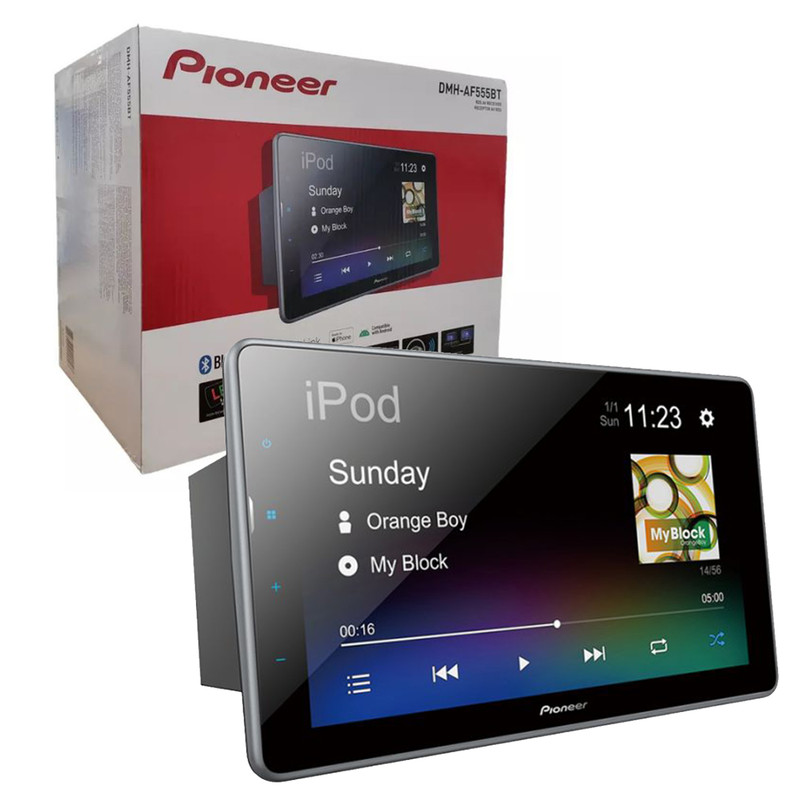 Pioneer DMH-AF555BT Pantalla táctil grande de 9 apta para