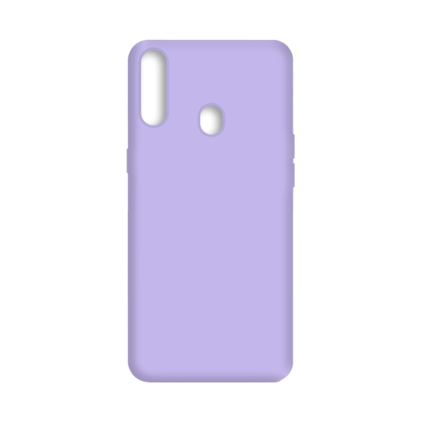 Funda Protectora para celular Samsung A20S Lila.
