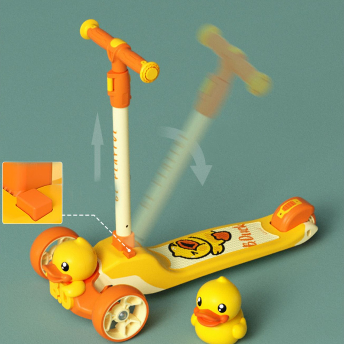 Scooter de Pie Sencillo Patito Para Niños B.duck