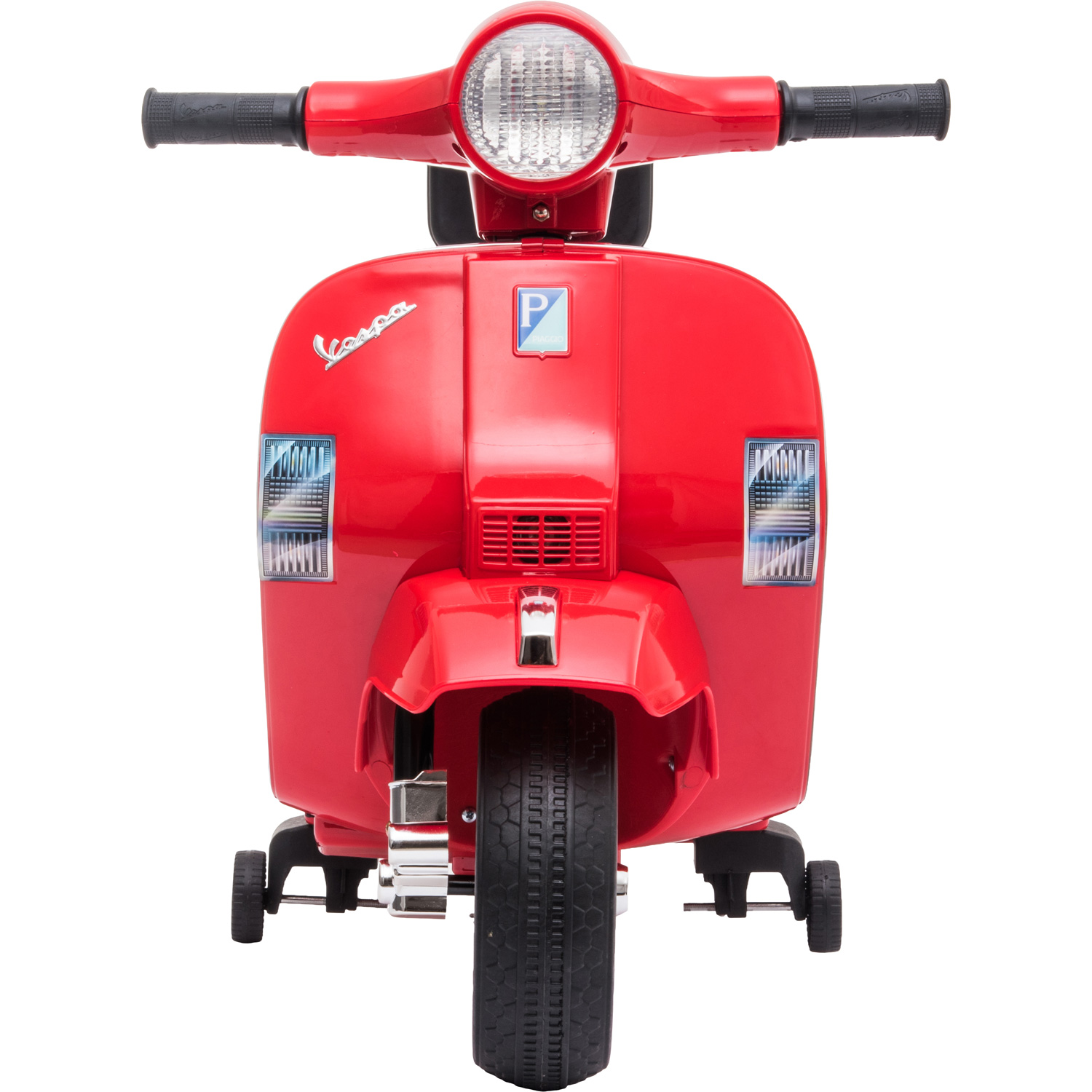 Moto Vespa Eléctrica Montable Niña Ajustable Clásica Rojo 6v