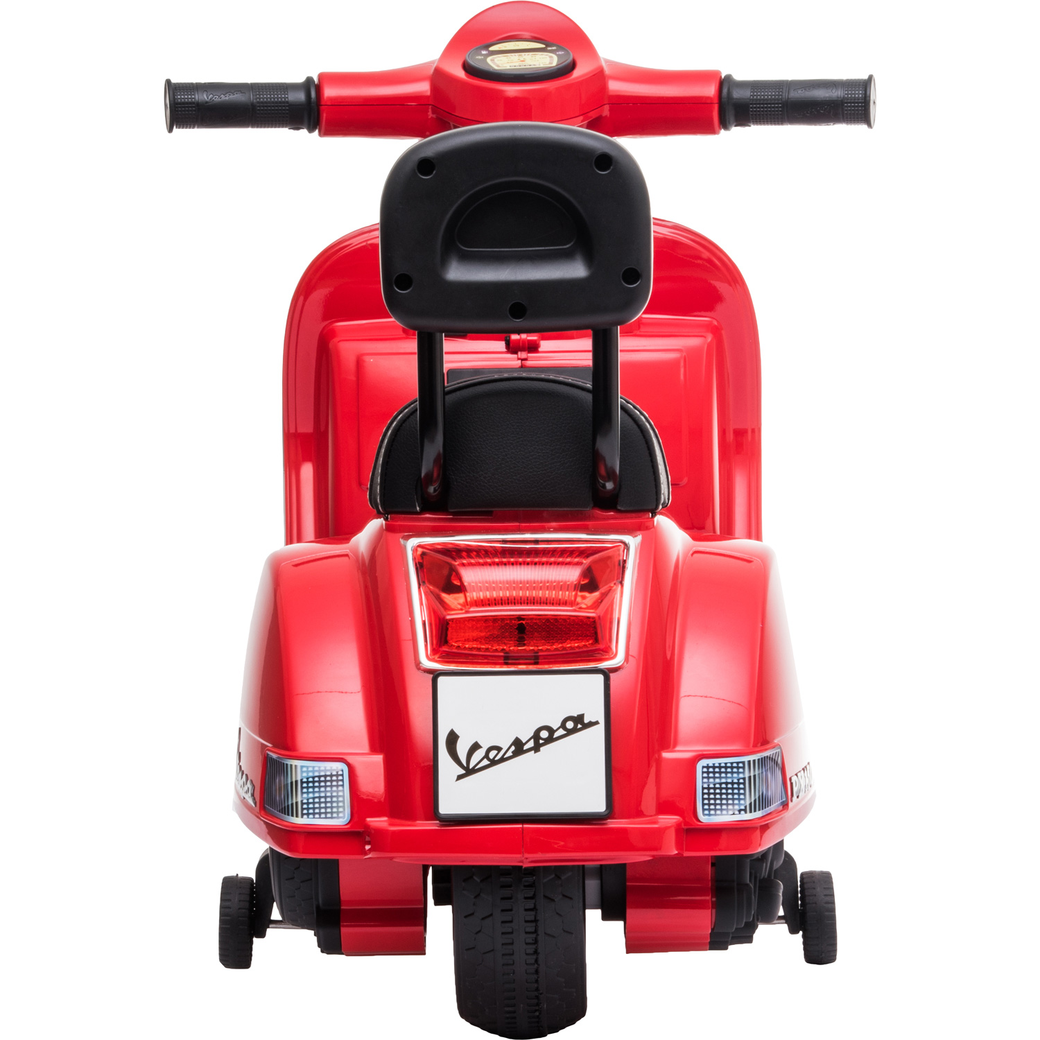 Moto Vespa Eléctrica Montable Niña Ajustable Clásica Rojo 6v