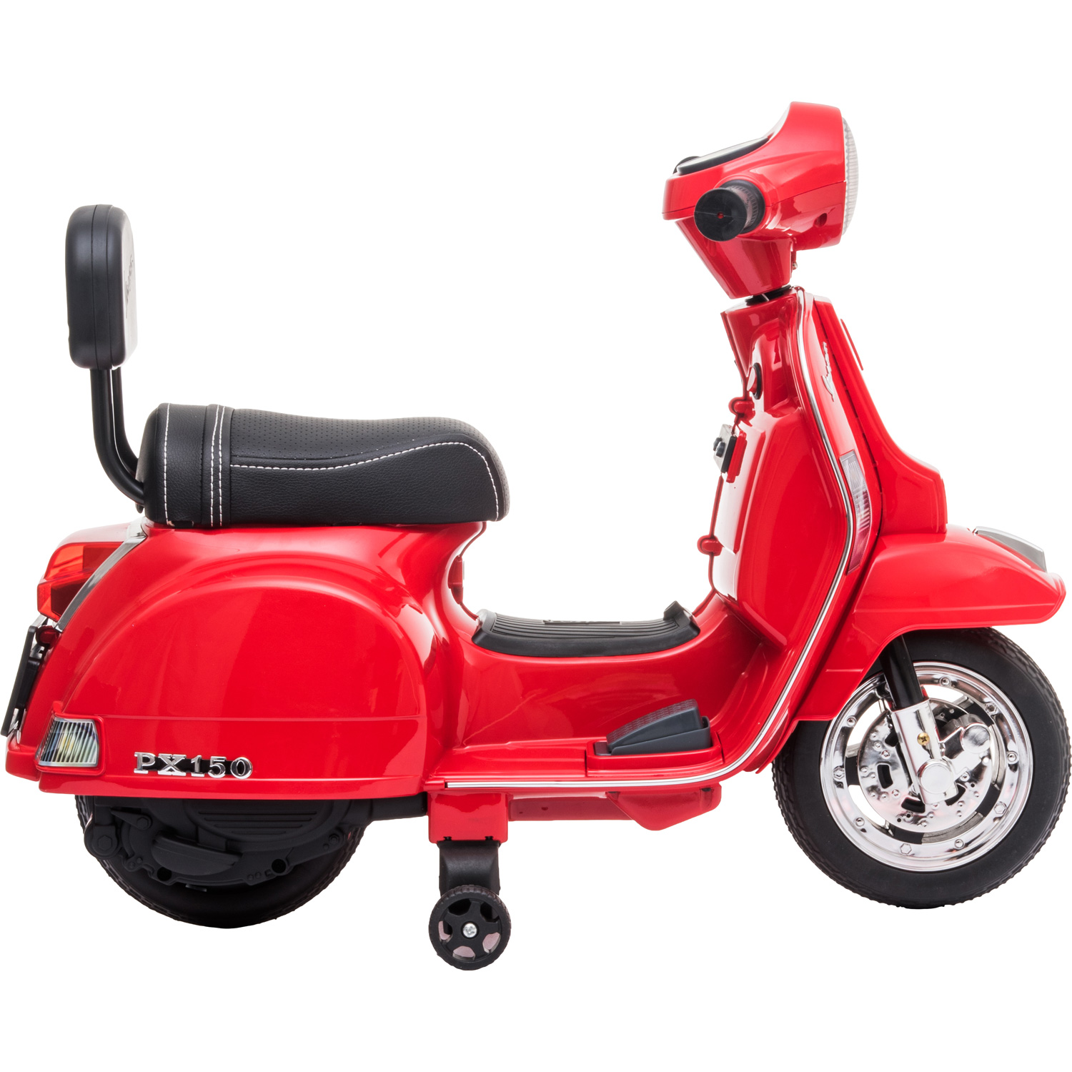 Moto Vespa Eléctrica Montable Niña Ajustable Clásica Rojo 6v