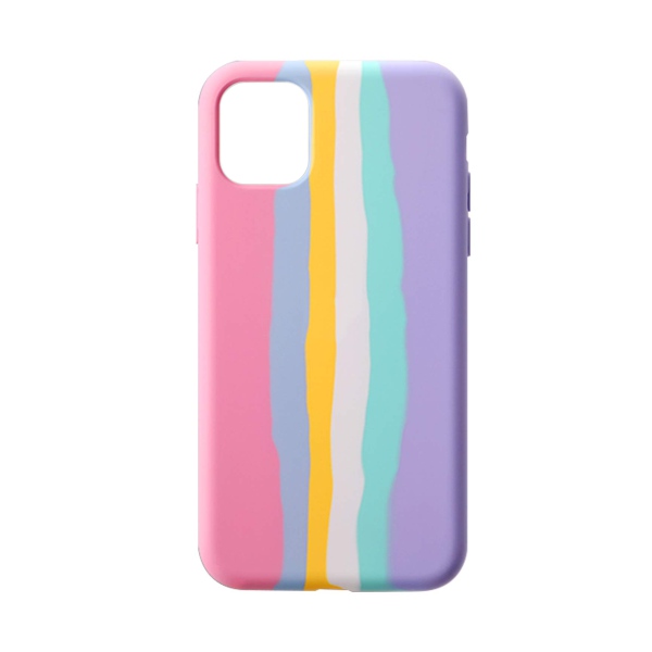 Funda Protectora para Celular iPhone 11 Pro color Arcoiris.