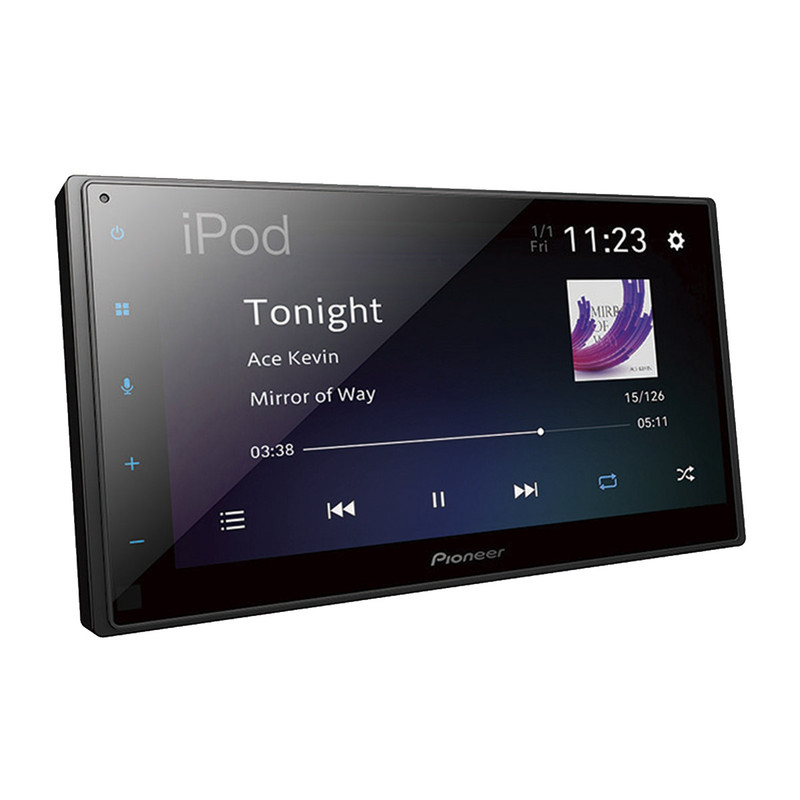 Autoestereo de pantalla 6.8" PIONEER DMH A5450BT CarPlay y AndroidAuto