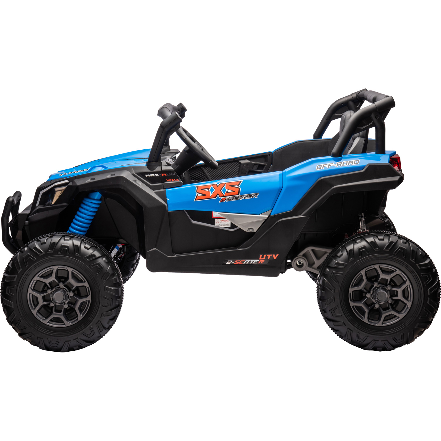 Buggy Eléctrico Montable 24v Azul Todo Terreno Mp3 +3 Años