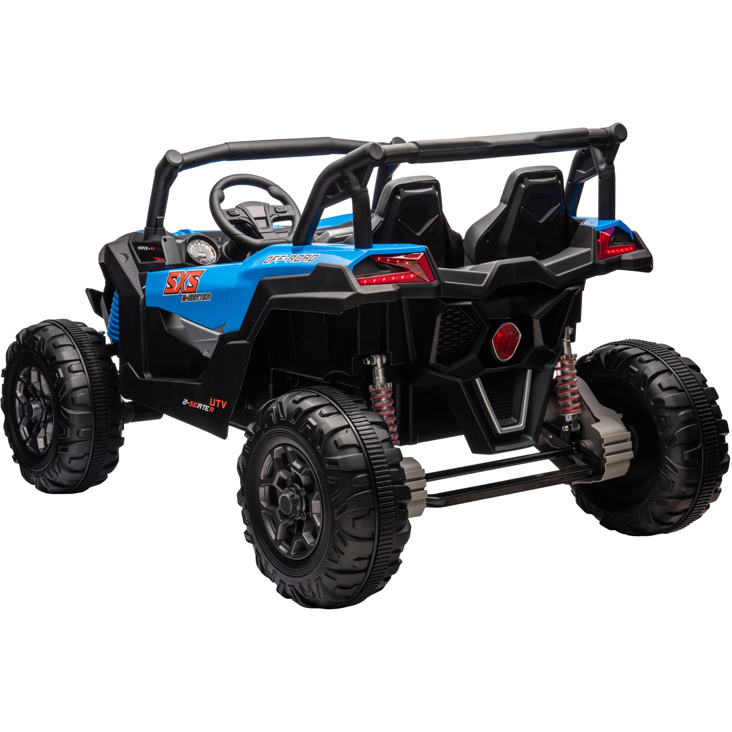 Buggy Eléctrico Montable 24v Azul Todo Terreno Mp3 +3 Años