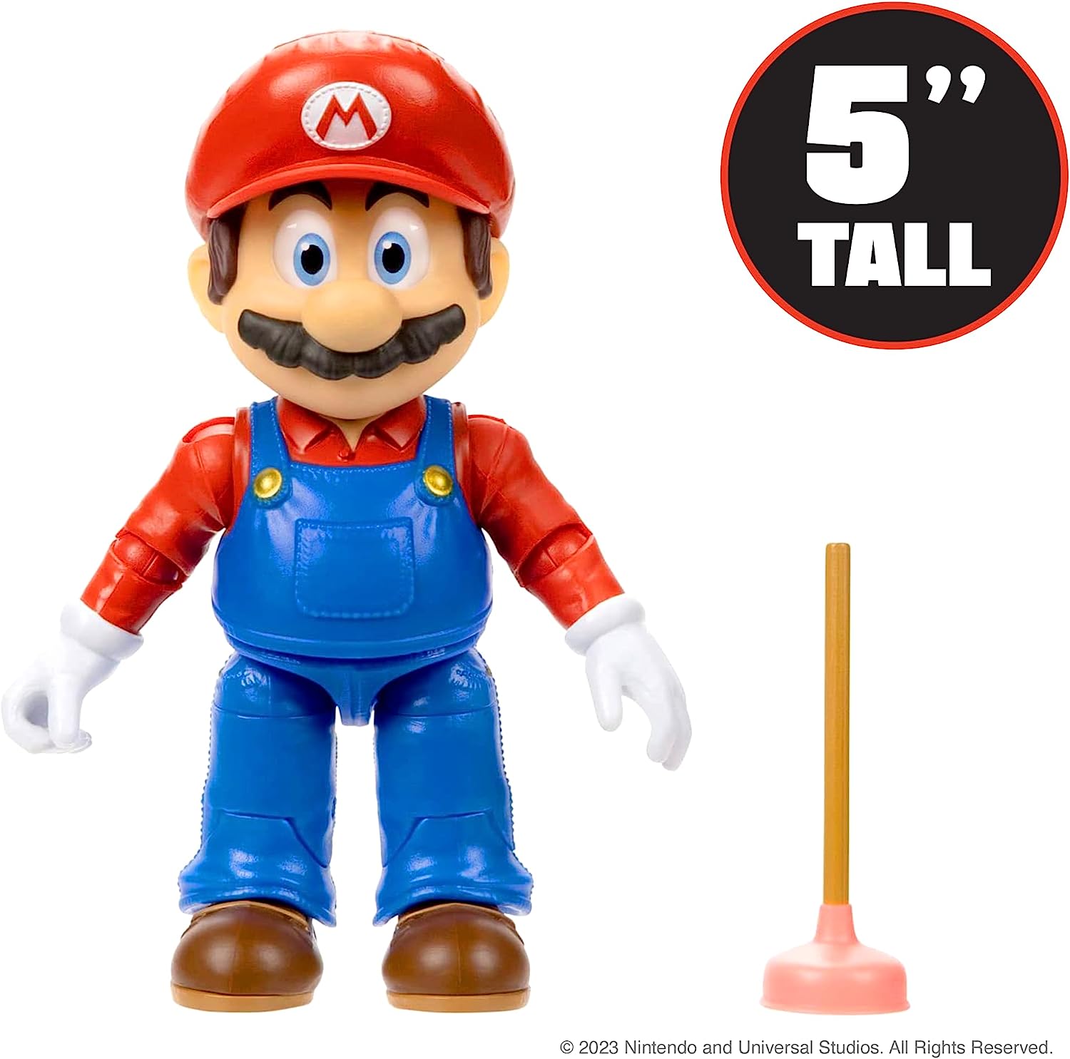 Figura Mario Articulada 12cm Original De La Pelicula Super Mario Bros  