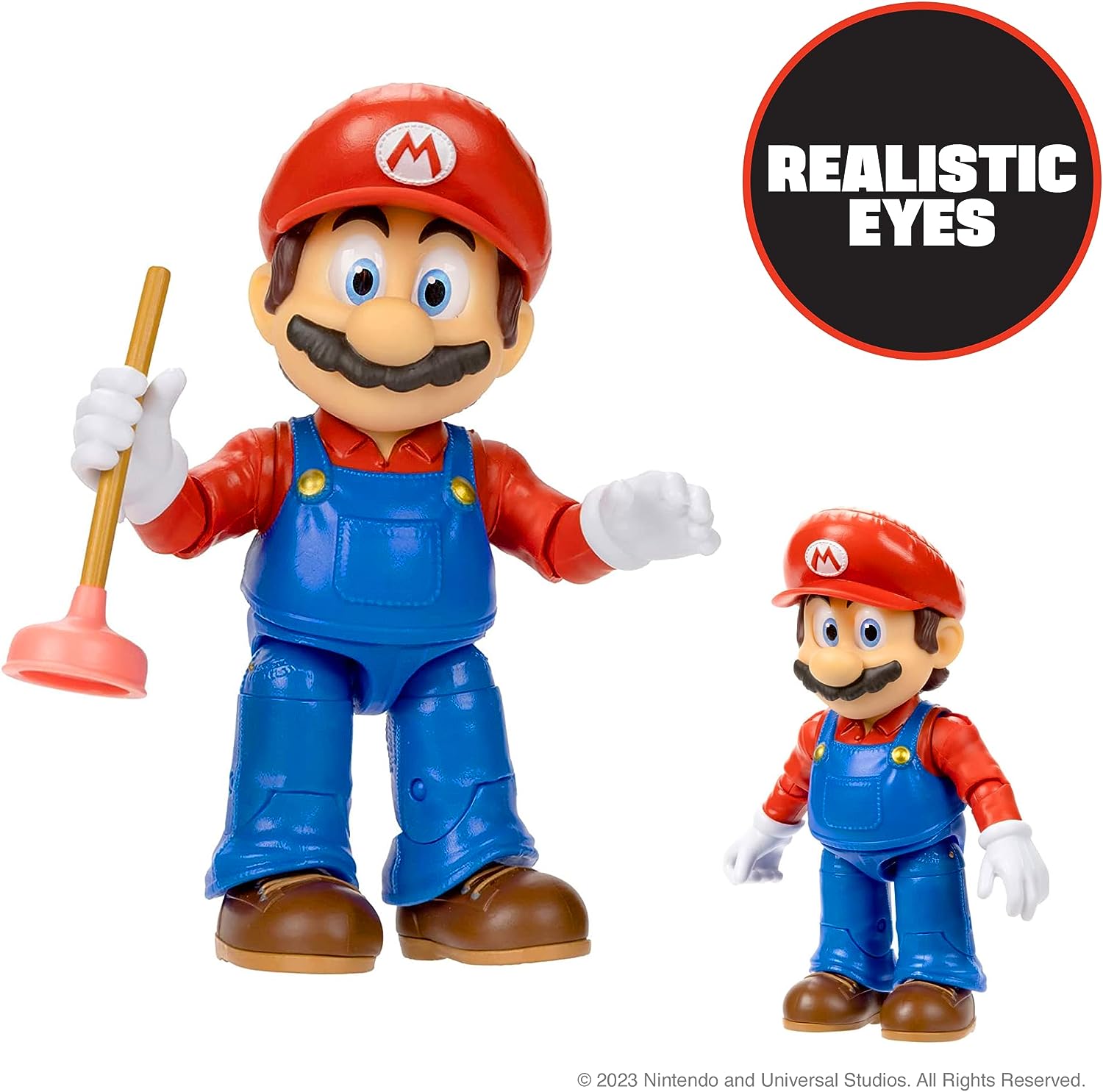 Figura Mario Articulada 12cm Original De La Pelicula Super Mario Bros  