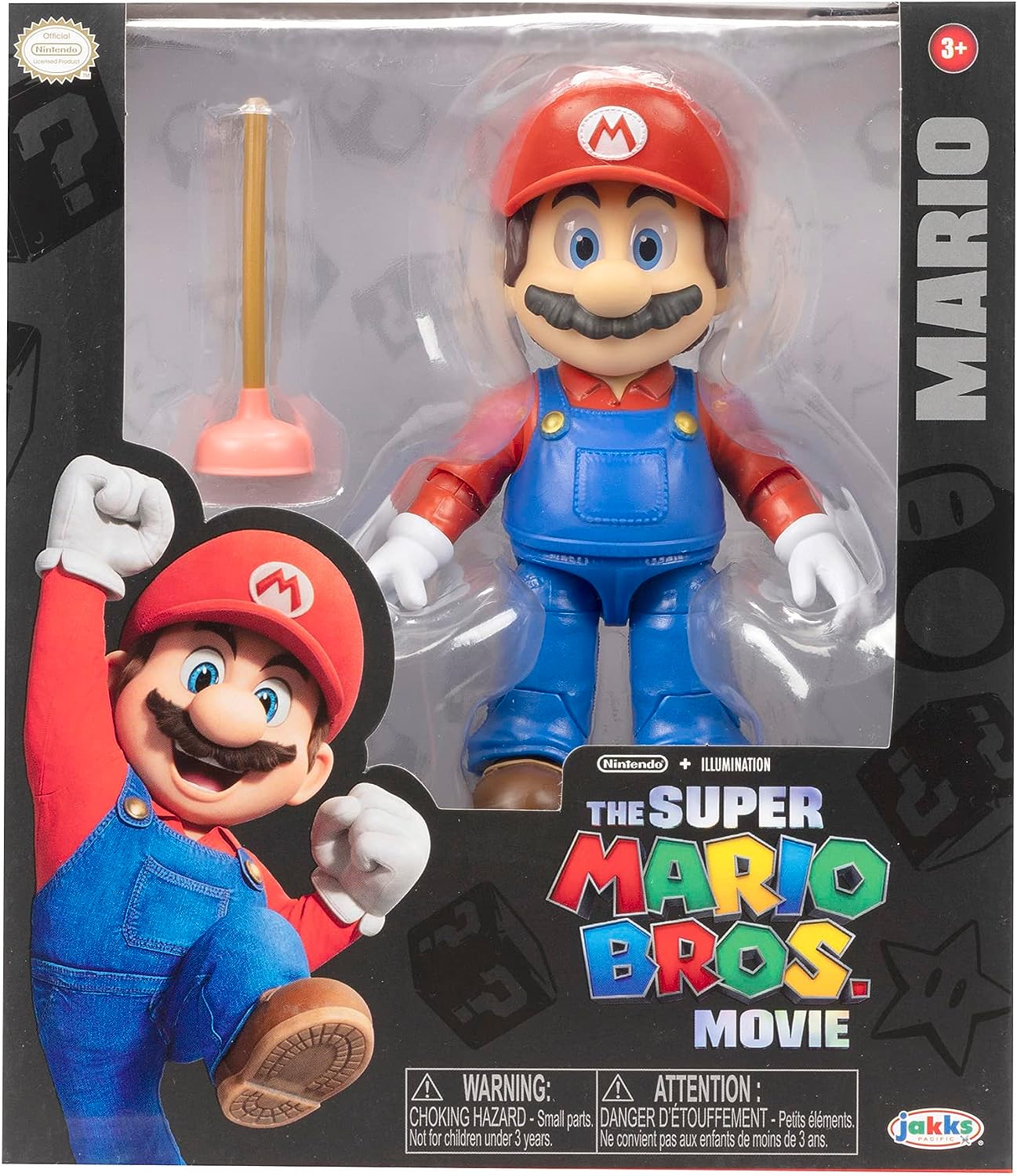 Figura Mario Articulada 12cm Original De La Pelicula Super Mario Bros  
