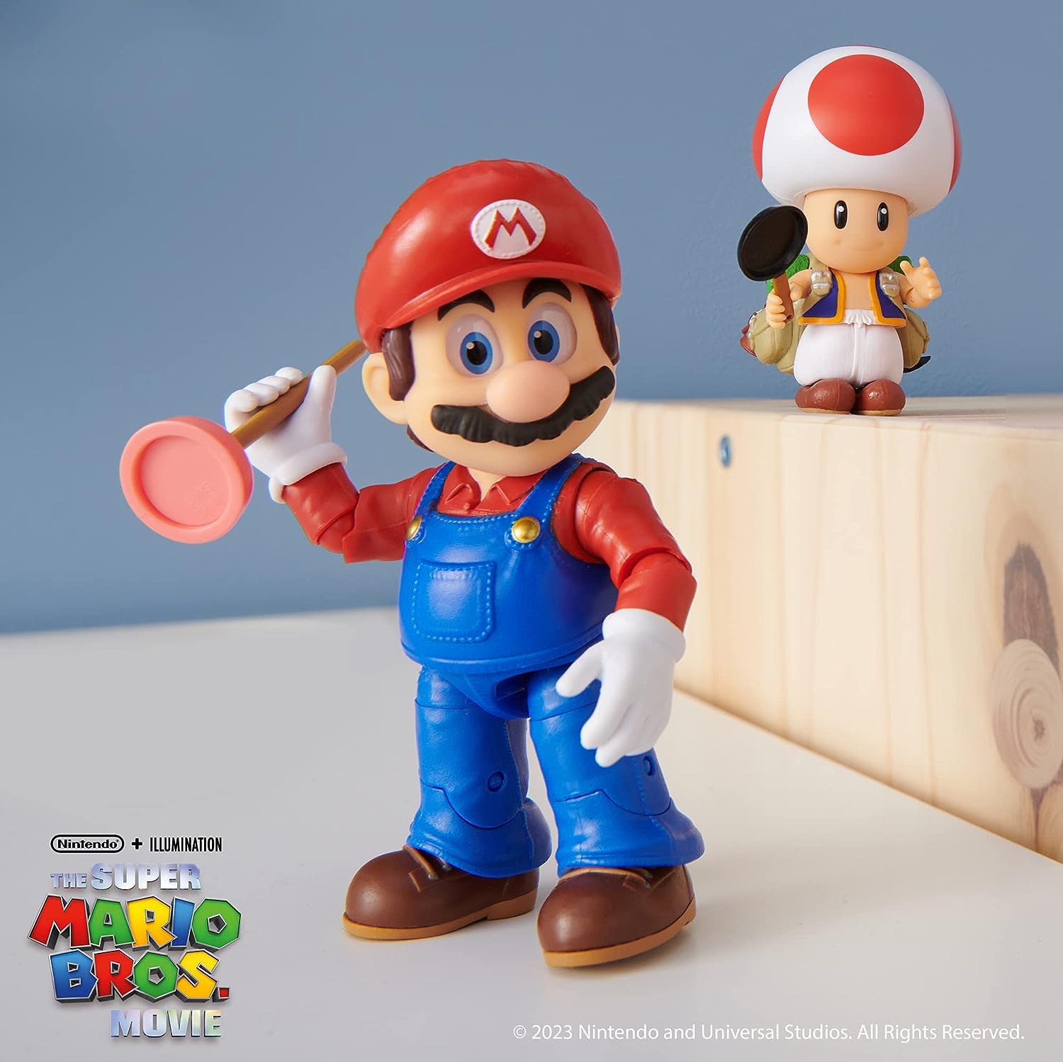 Figura Mario Articulada 12cm Original De La Pelicula Super Mario Bros  