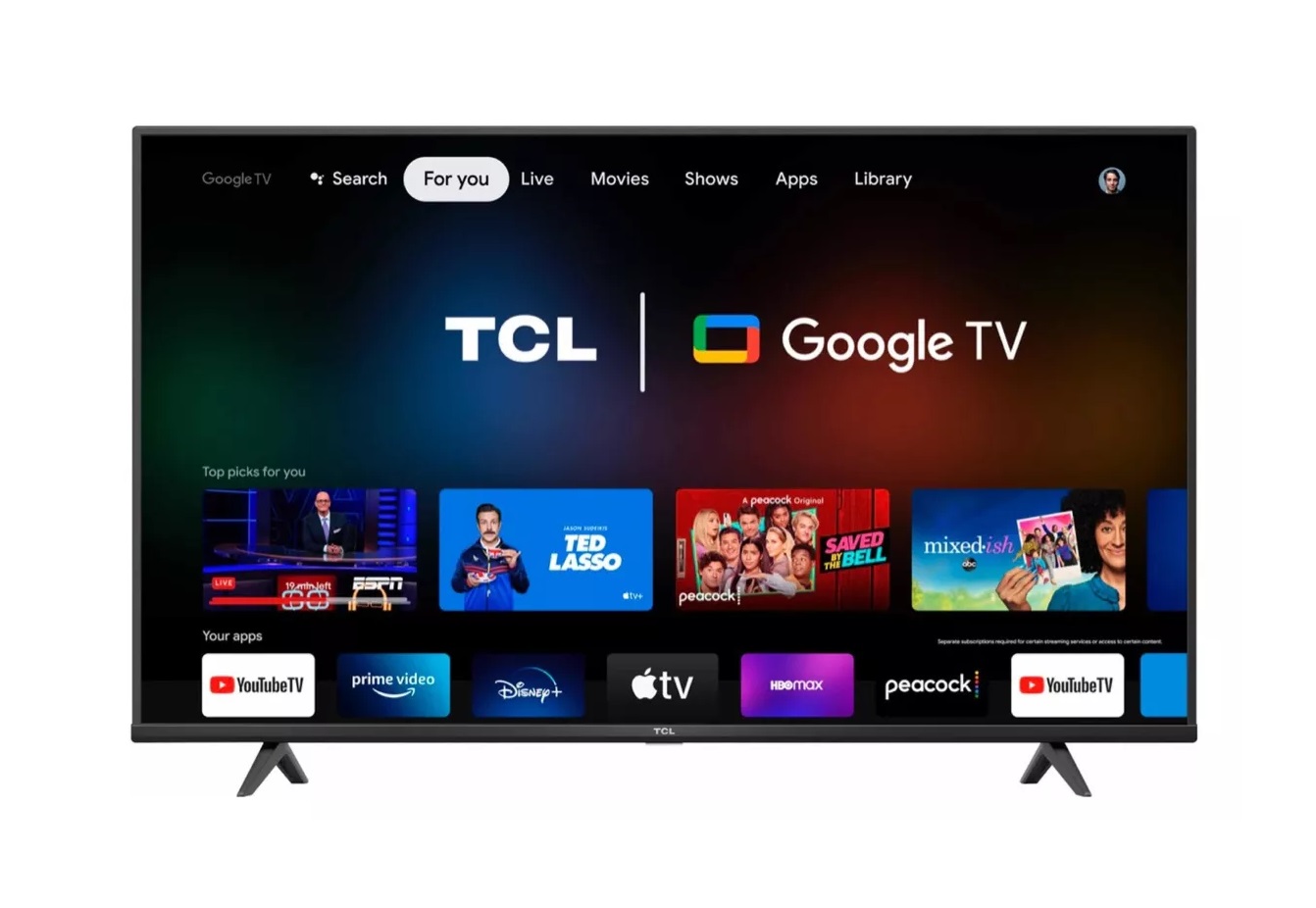 Televisor Tcl 55 Pulgadas 4k Ultra Hd Google Tv Led 55S446