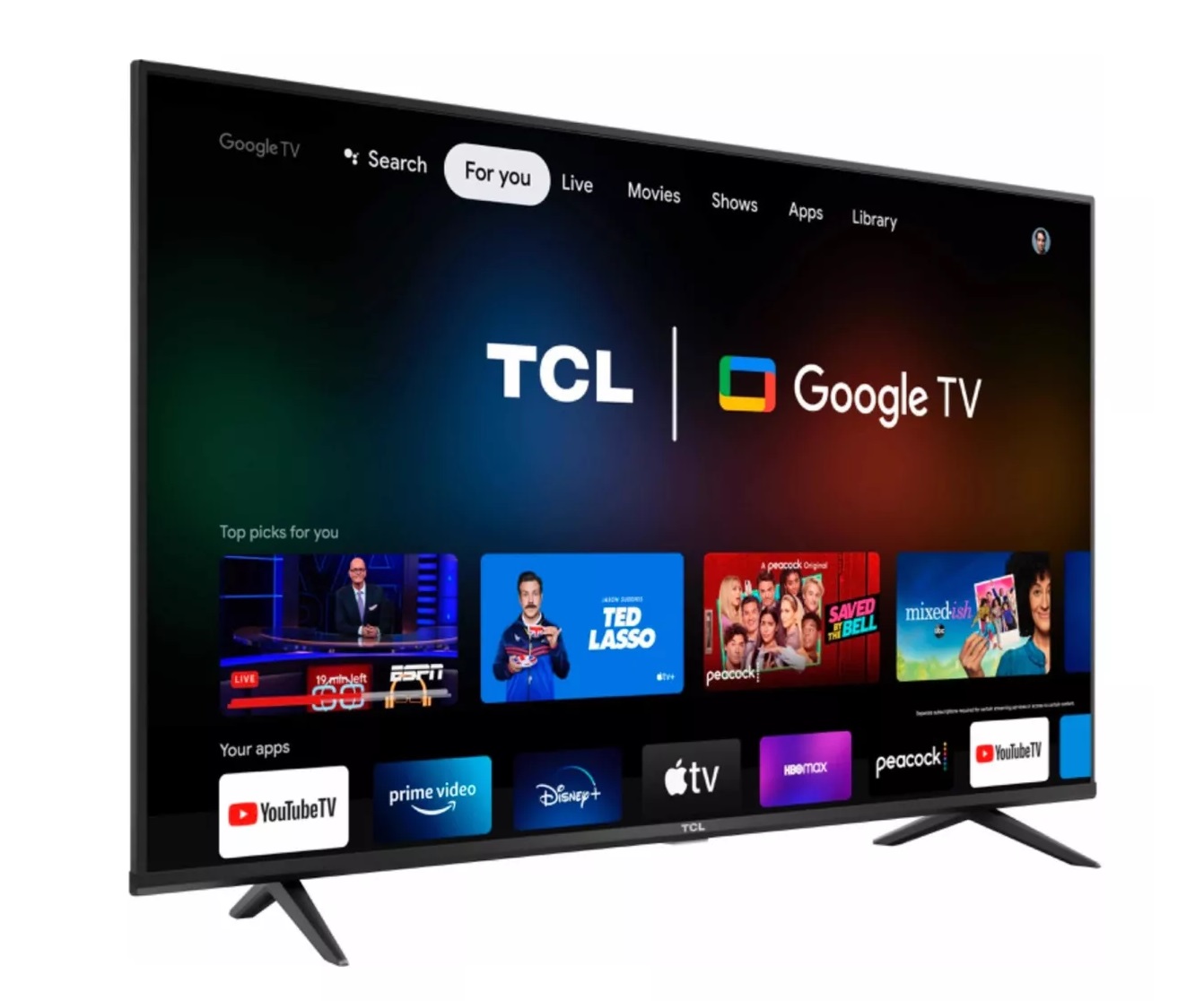 Televisor Tcl 55 Pulgadas 4k Ultra Hd Google Tv Led 55S446