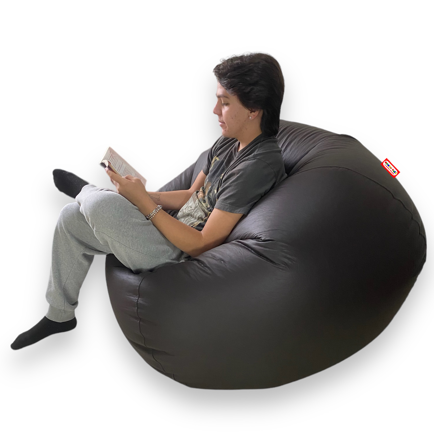 Sillón Puff Esfera Jumbo marca Mundo Puff .