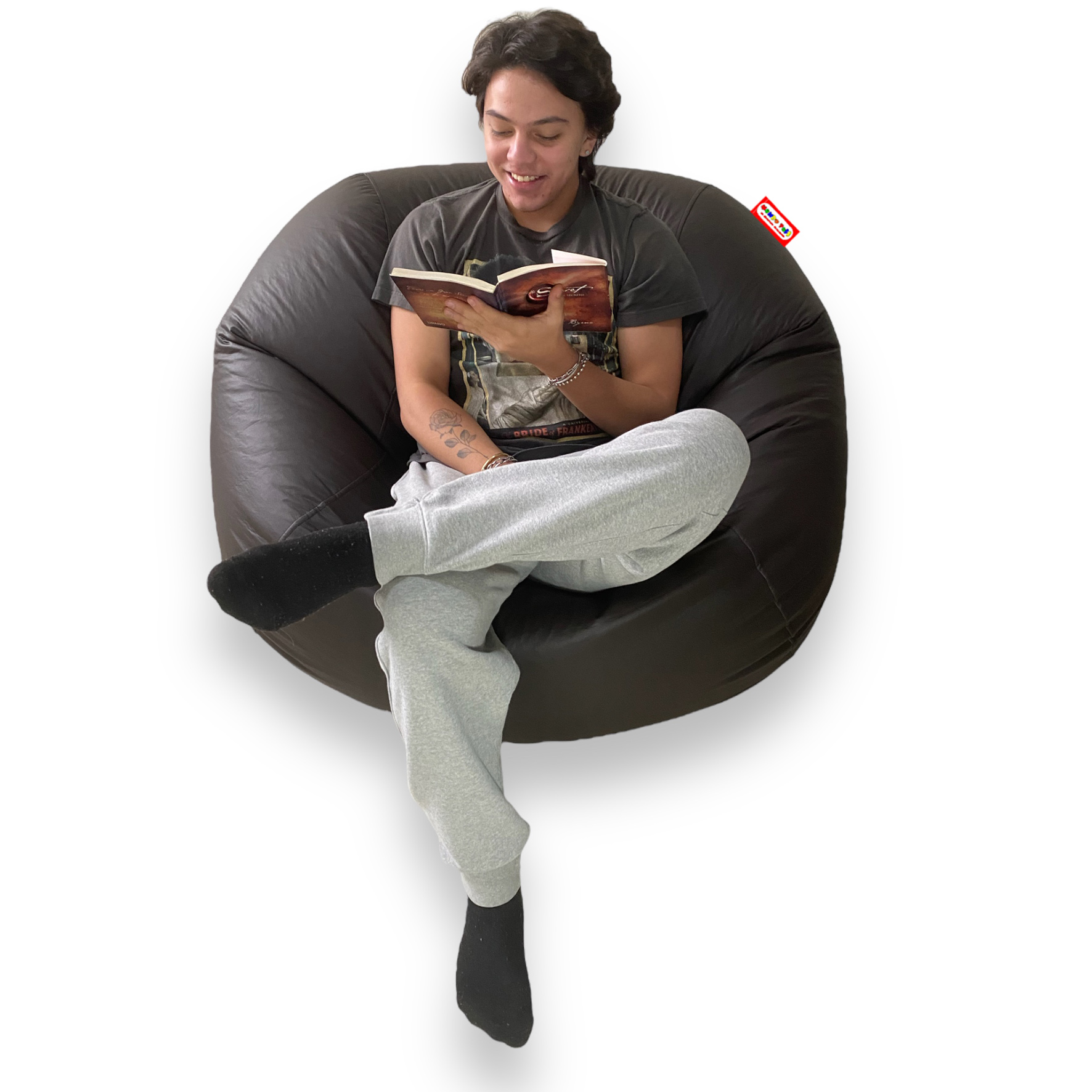 Sillón Puff Esfera Jumbo marca Mundo Puff .