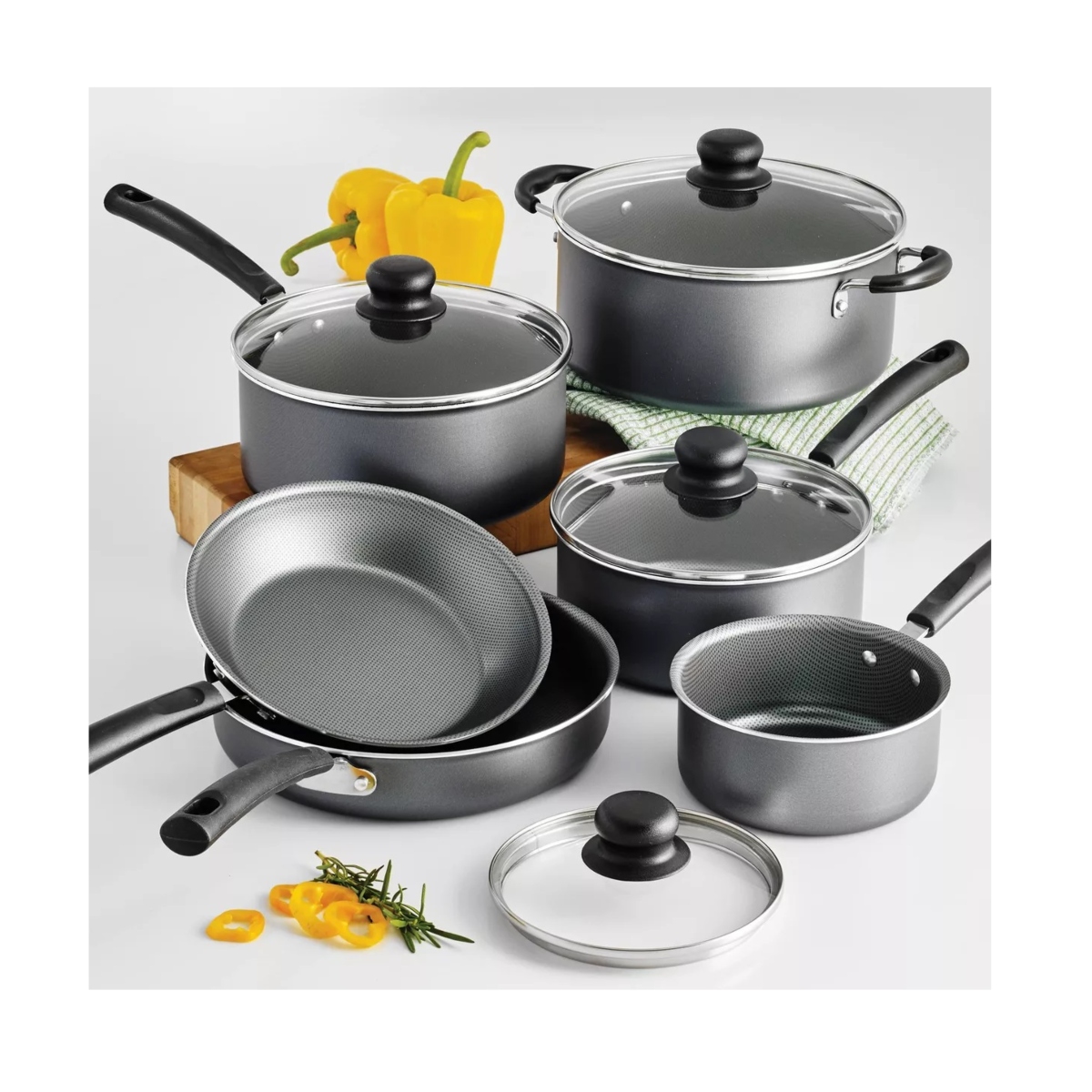 BATERÍA DE COCINA TRAMONTINA 32200520 PRIMAWARE NONSTICK 40 PZAS ENDY5.