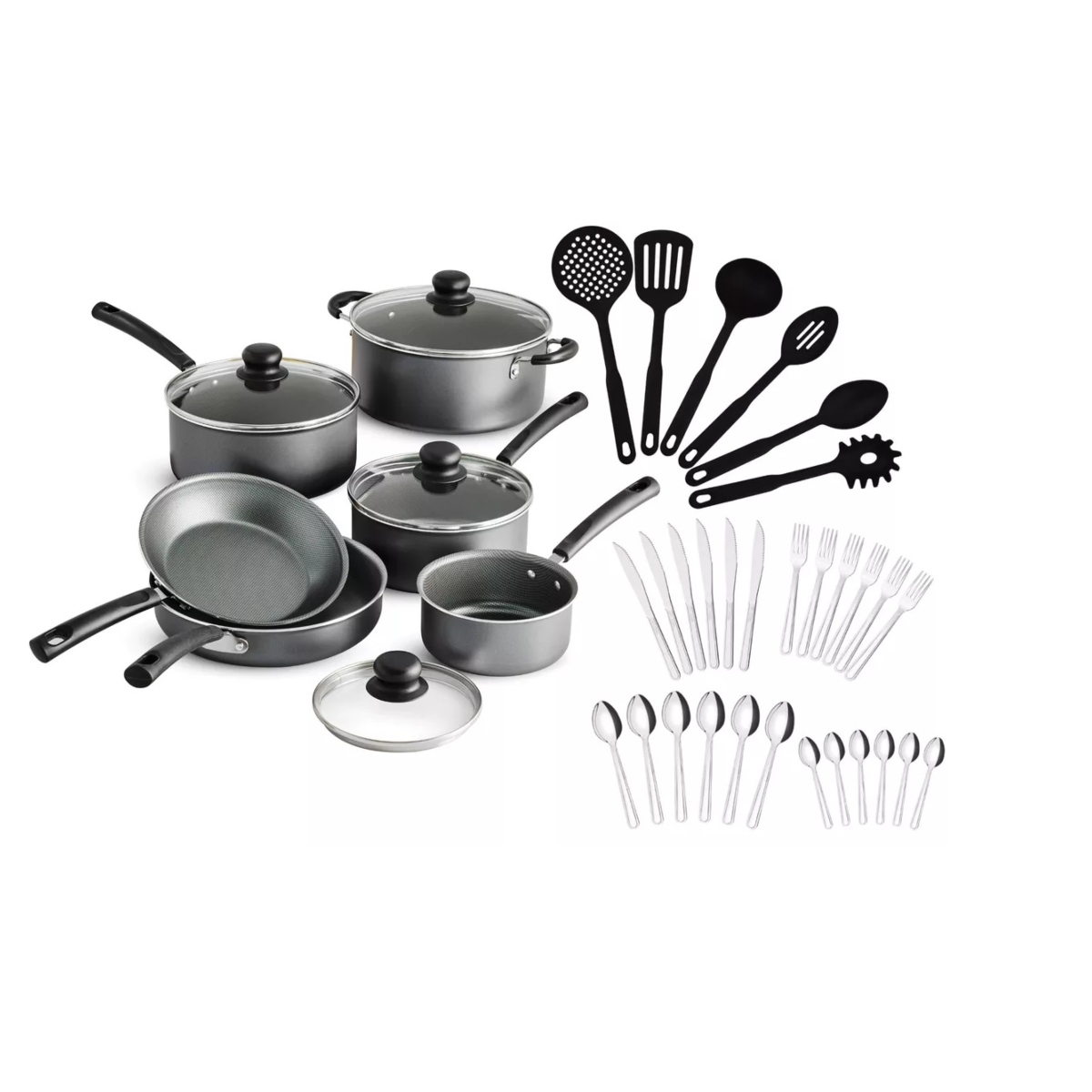BATERÍA DE COCINA TRAMONTINA 32200520 PRIMAWARE NONSTICK 40 PZAS ENDY5.