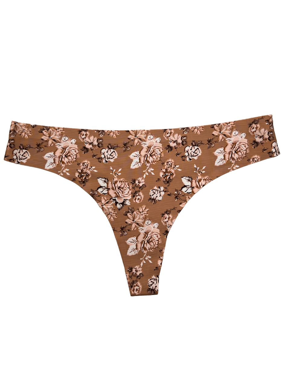 Paquete de 3 Tangas Invisibles Sin Costuras Corte Láser Pack con 3 Diseños Diferentes