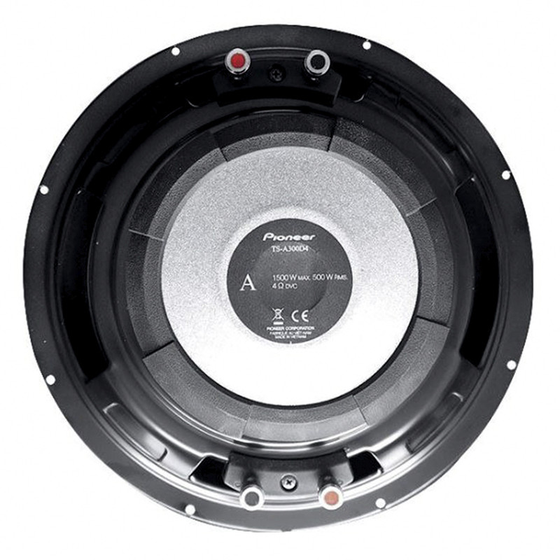 Subwoofer para coche Pioneer TS-A300B, 1500W, color Negro