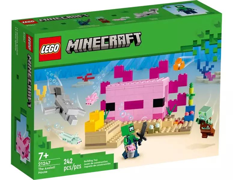 Kit De Construcción Lego Minecraft La Casa-ajolote 21247 3+ Cantidad de piezas 242