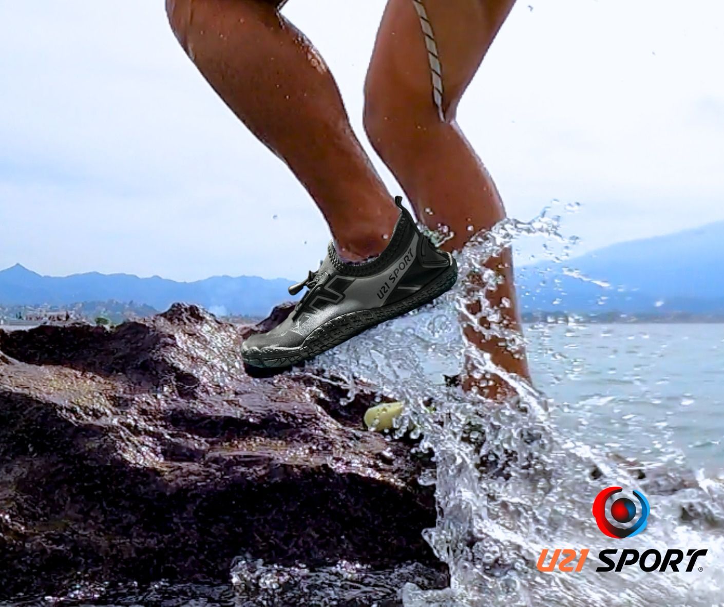 Zapato acuatico de secado ultra rapido modelo blackbeach original de uzi sport