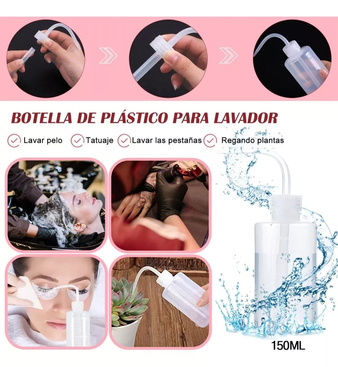 Kit Pestañas 1x1 Parches Microbrush Ventilador Cepillo 