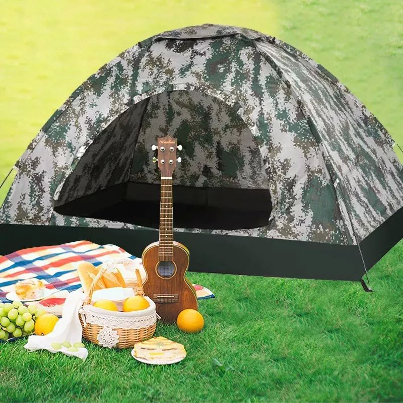 Tienda Casa Campaña Grande Camping 3 Personas Fácil Instalar