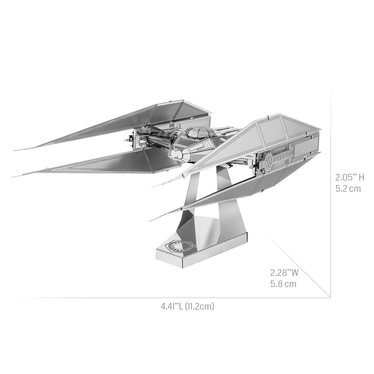 Rompecabezas Metálico 3d Star Wars - Silenciador TIE de Kylo Ren