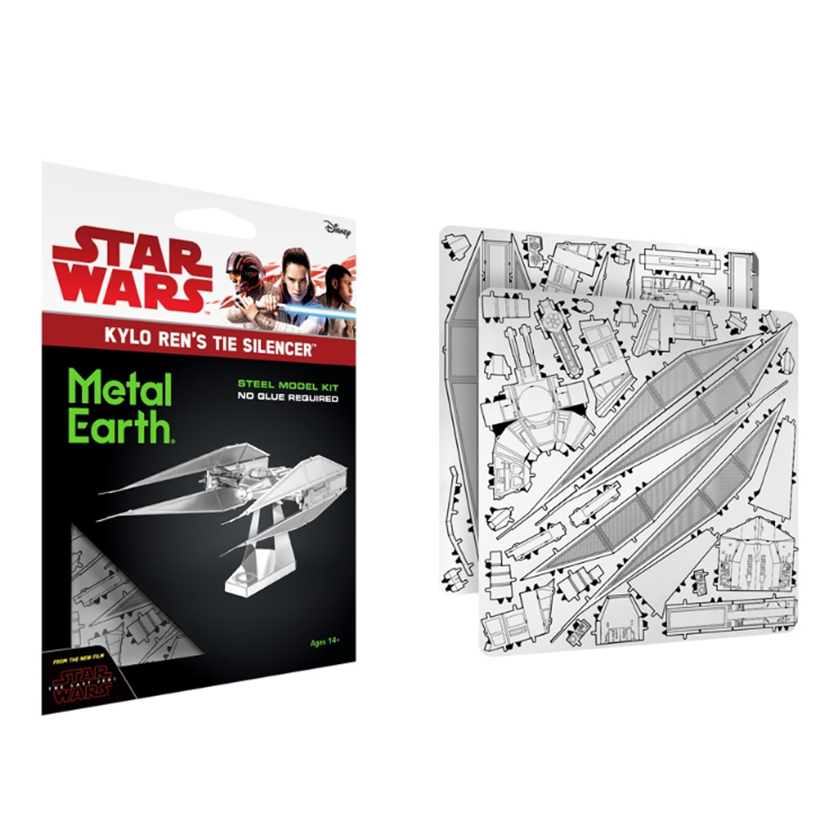 Rompecabezas Metálico 3d Star Wars - Silenciador TIE de Kylo Ren