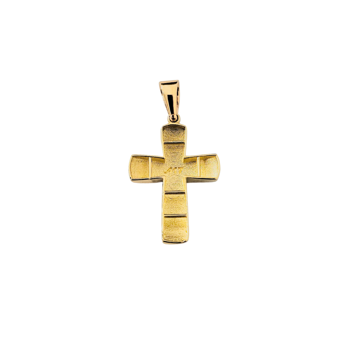 Dije cruz oro amarillo 10k 