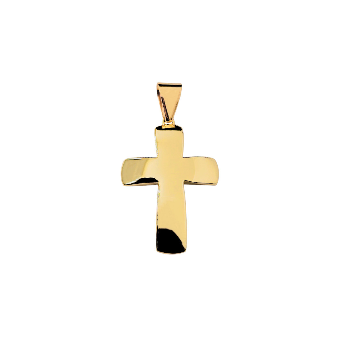 Dije cruz oro amarillo 10k 