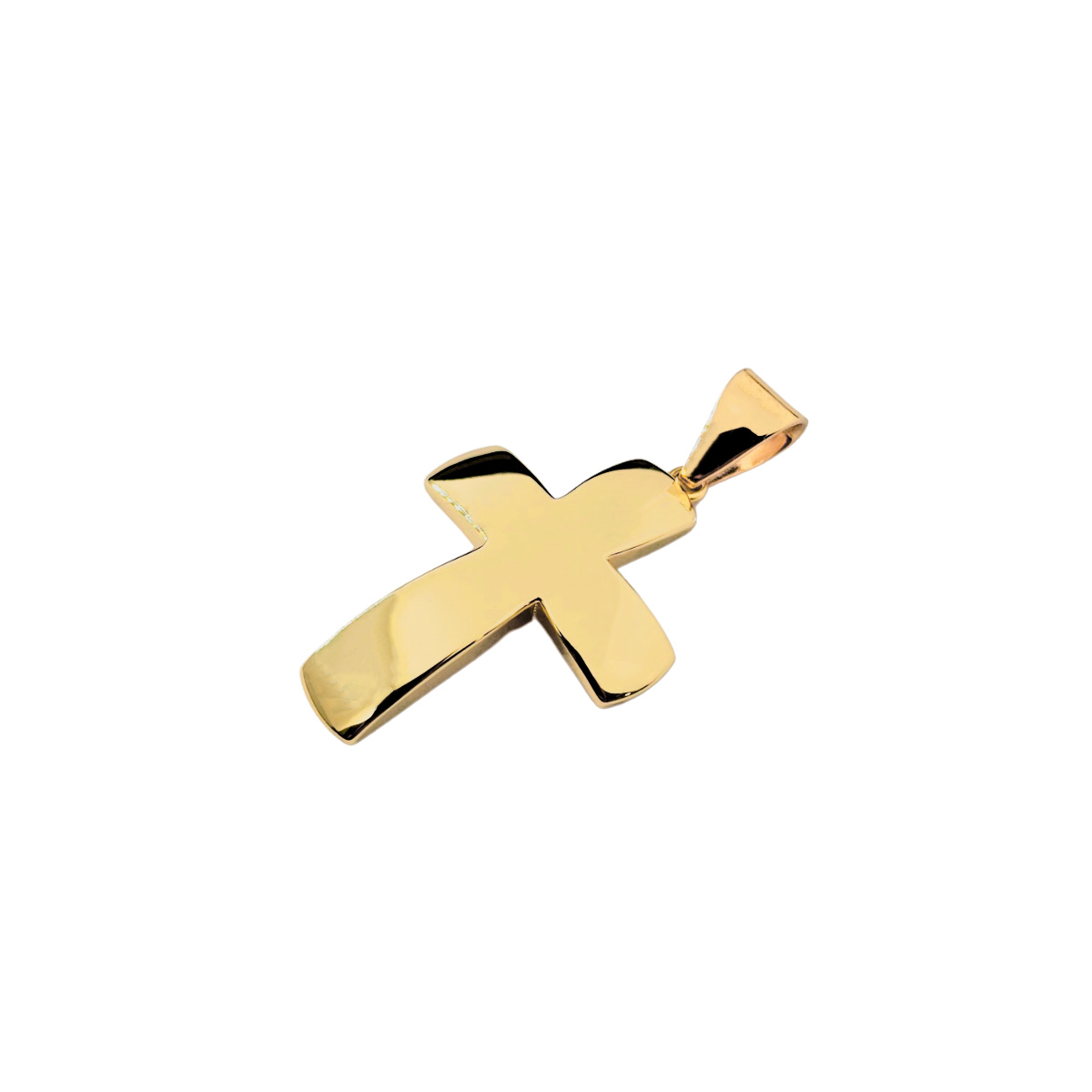 Dije Cruz Oro 10k amarilla Lisa 