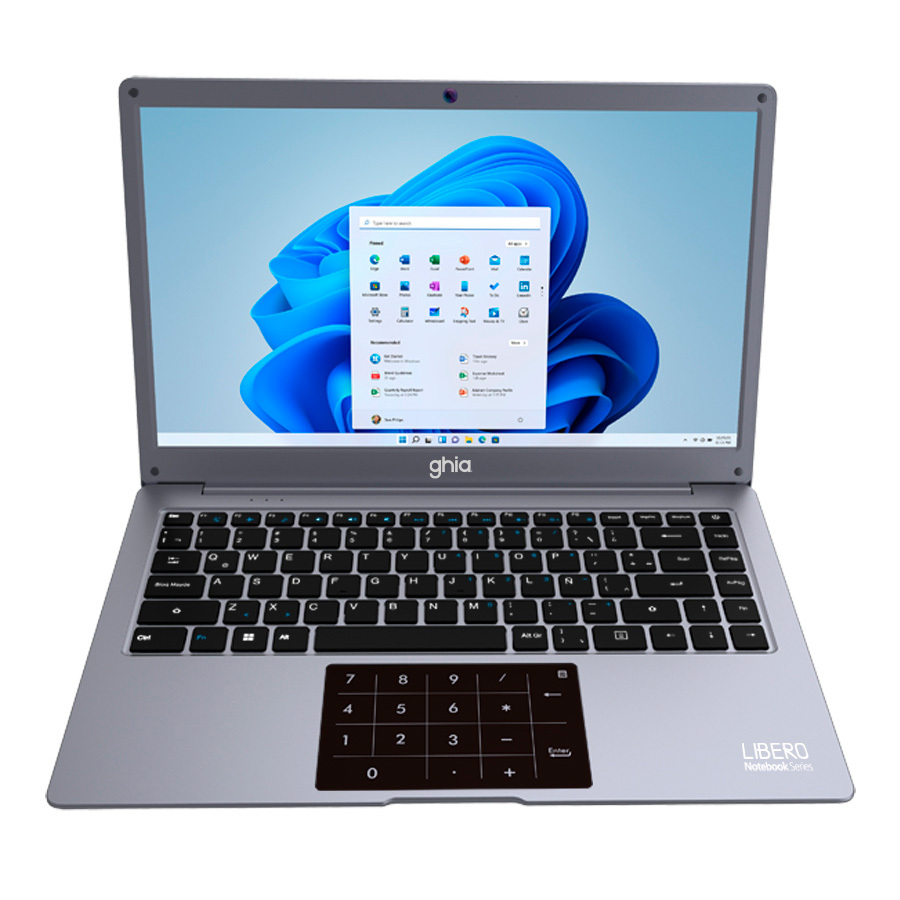 Ghia Libero LH714CP de 14.1'', Intel Celeron N4000, 4 GB RAM, 128 GB SSD, Windows 11 Home