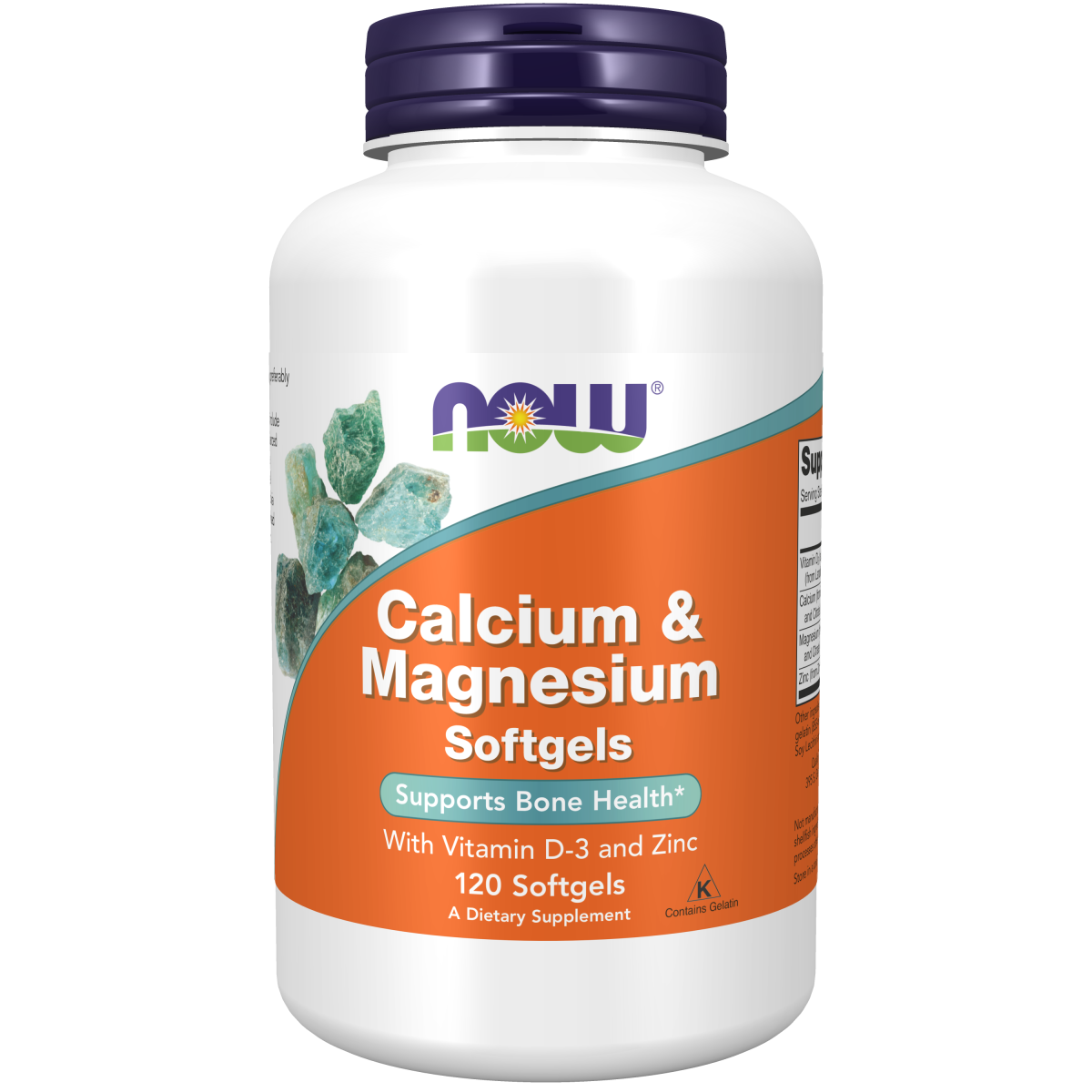 Now foods | Calcio con Magnesio, vitamina d3 y zinc