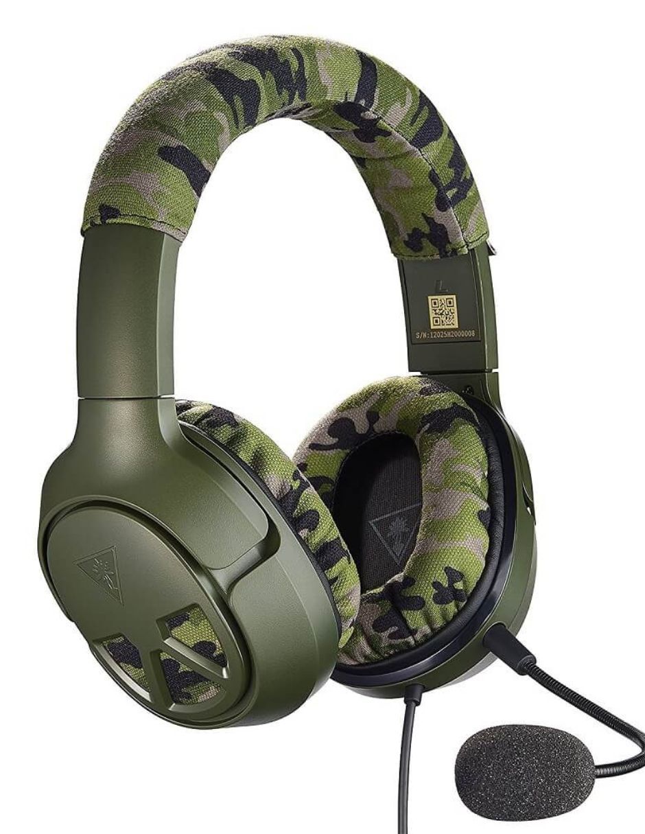 Auriculares para juegos multiplataforma Turtle Beach Recon Camo para Xbox One, PS4