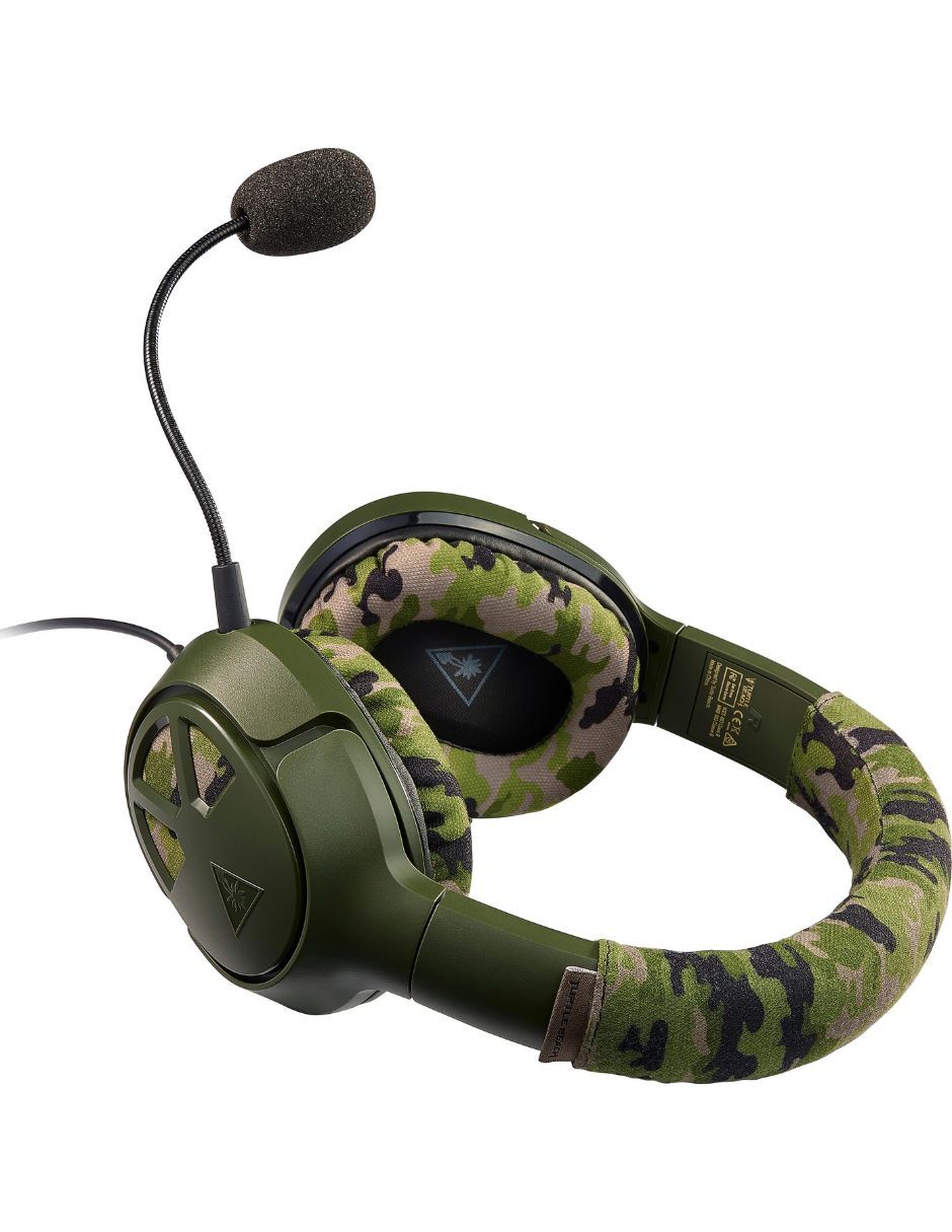 Auriculares para juegos multiplataforma Turtle Beach Recon Camo para Xbox One, PS4